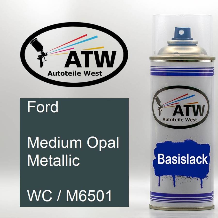 Ford, Medium Opal Metallic, WC / M6501: 400ml Sprühdose, von ATW Autoteile West.